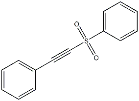 1-(Phenylsulfonyl)-2-phenylethyne,,结构式