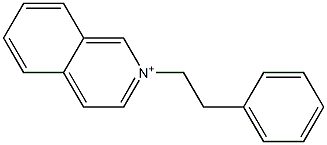 2-Phenethylisoquinolinium 结构式