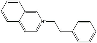 2-フェネチルイソキノリニウム 化学構造式