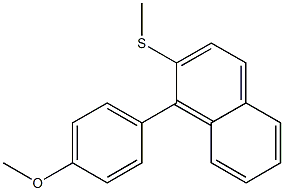 1-(4-Methoxyphenyl)-2-(methylthio)naphthalene