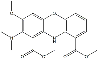  2-(Dimethylamino)-3-methoxy-10H-phenoxazine-1,9-dicarboxylic acid dimethyl ester