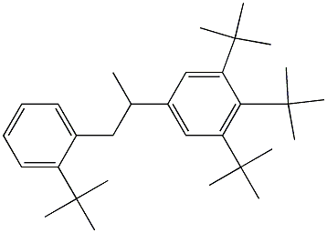 2-(3,4,5-Tri-tert-butylphenyl)-1-(2-tert-butylphenyl)propane|