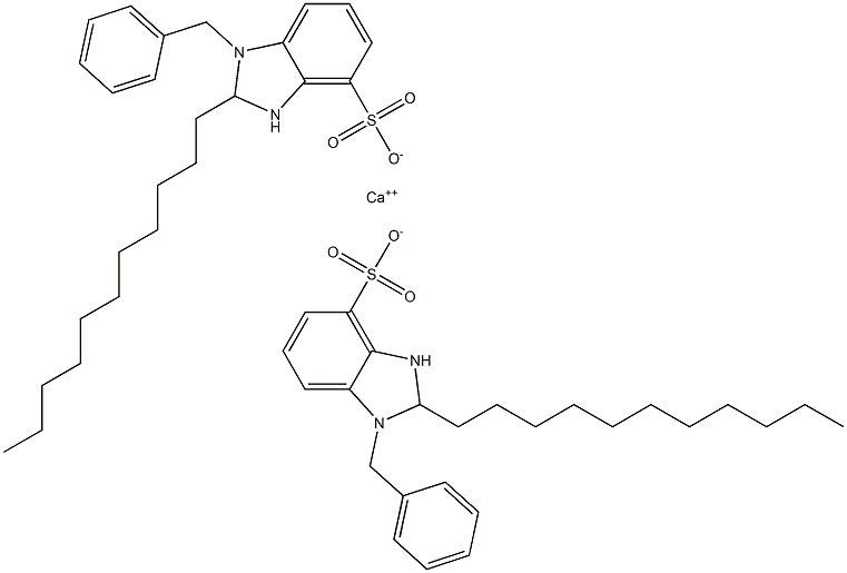 Bis(1-benzyl-2,3-dihydro-2-undecyl-1H-benzimidazole-4-sulfonic acid)calcium salt