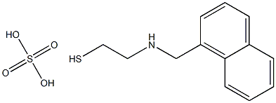 2-[(1-Naphtylmethyl)amino]ethanethiol sulfate Structure