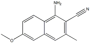 1-Amino-3-methyl-6-methoxy-2-naphthalenecarbonitrile|