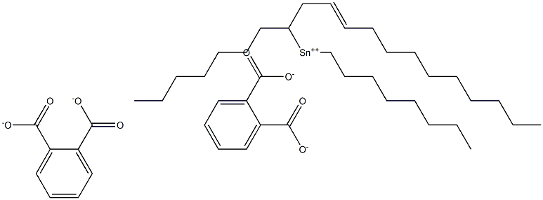 Bis[phthalic acid 1-(2-dodecenyl)]dioctyltin(IV) salt