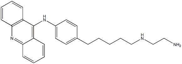 9-[4-[5-(2-Aminoethylamino)pentyl]phenylamino]acridine