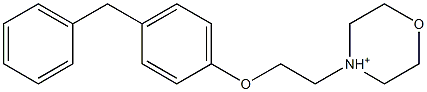 4-[2-(4-Benzylphenoxy)ethyl]morpholine-4-cation