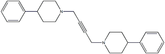 1,1'-(2-Butyne-1,4-diyl)bis(4-phenylpiperidine)