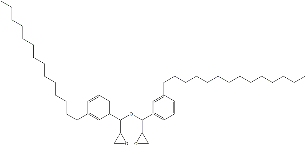 3-テトラデシルフェニルグリシジルエーテル 化学構造式