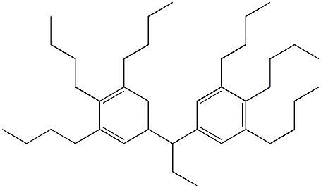 5,5'-Propylidenebis(1,2,3-tributylbenzene) 结构式