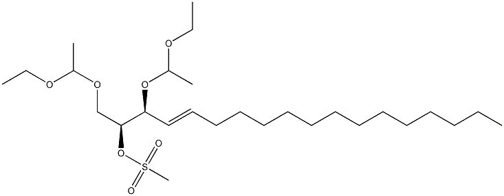 (2S,3S)-1,3-Bis(1-ethoxyethoxy)-4-octadecen-2-ol methanesulfonate