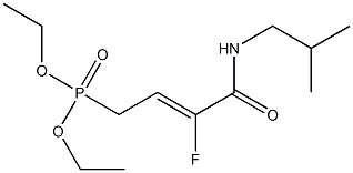 (Z)-4-(2-Methylpropylamino)-3-fluoro-4-oxo-2-butenylphosphonic acid diethyl ester