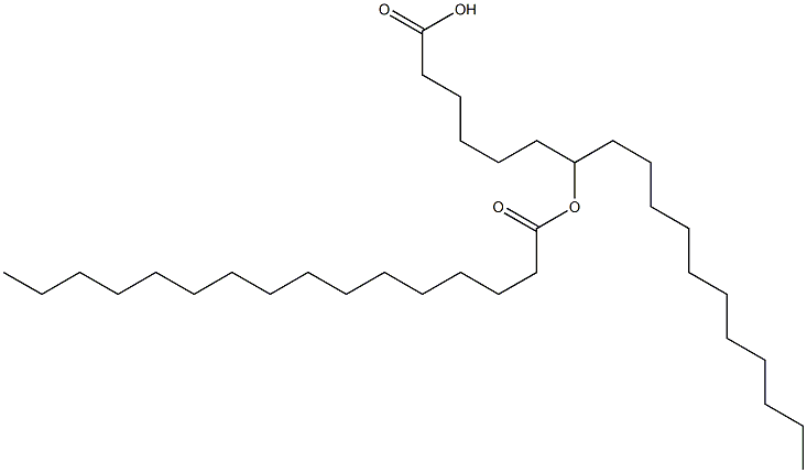 7-Hexadecanoyloxyoctadecanoic acid 结构式