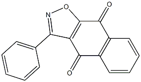 3-Phenylnaphth[2,3-d]isoxazole-4,9-dione Struktur
