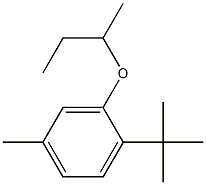 3-sec-Butoxy-4-tert-butyltoluene Structure