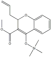  2-(2-Propenyl)-4-(trimethylsilyloxy)-2H-1-benzopyran-3-carboxylic acid methyl ester