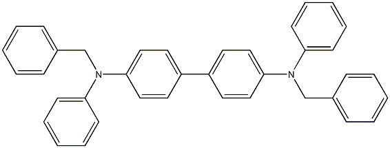 N,N'-Diphenyl-N,N'-dibenzylbenzidine Structure