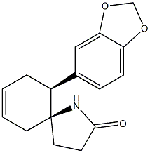  (5S,10S)-10-(1,3-Benzodioxol-5-yl)-1-azaspiro[4.5]dec-7-en-2-one