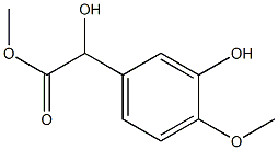 (+)-3-Hydroxy-4-methoxy-L-mandelic acid methyl ester 结构式