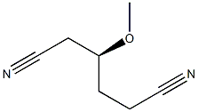 [S,(-)]-3-Methoxyhexanedinitrile Struktur