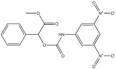 2-(3,5-Dinitrophenylaminocarbonyloxy)-2-phenylacetic acid methyl ester,,结构式