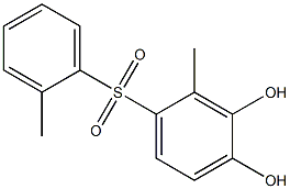 3,4'-ジヒドロキシ-2,2'-ジメチル[スルホニルビスベンゼン] 化学構造式