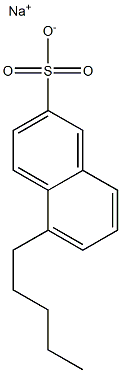 5-Pentyl-2-naphthalenesulfonic acid sodium salt