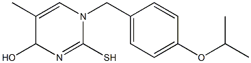  1,4-Dihydro-2-mercapto-1-(4-isopropoxybenzyl)-5-methylpyrimidin-4-ol