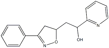 2-[(3-Phenyl-4,5-dihydroisoxazol)-5-yl]-1-(2-pyridinyl)ethanol