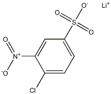 4-Chloro-3-nitrobenzenesulfonic acid lithium salt,,结构式