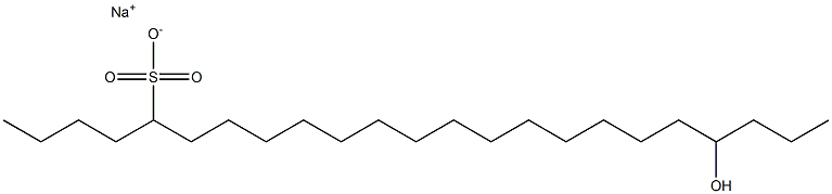 20-Hydroxytricosane-5-sulfonic acid sodium salt|