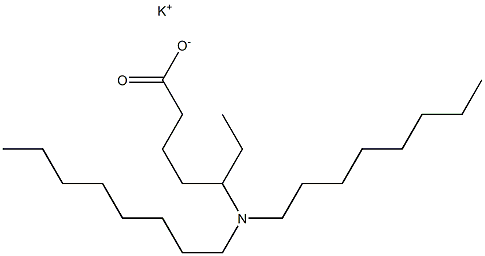 5-(Dioctylamino)heptanoic acid potassium salt 结构式