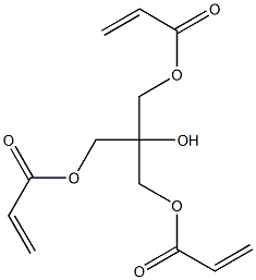 Bisacrylic acid 2-(acryloyloxymethyl)-2-hydroxypropane-1,3-diyl ester Struktur