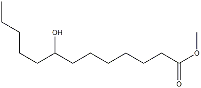 8-ヒドロキシトリデカン酸メチル 化学構造式