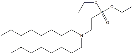 2-(Dioctylamino)ethylphosphonic acid diethyl ester