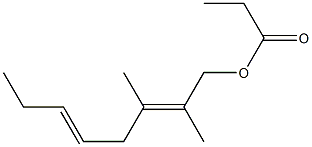  Propionic acid 2,3-dimethyl-2,5-octadienyl ester