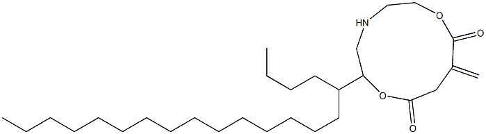 5-Icosyl-10-methylene-5-aza-2,8-dioxacycloundecane-1,9-dione,,结构式