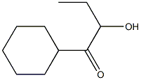 1-Cyclohexyl-2-hydroxy-1-butanone,,结构式