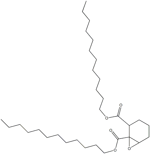 7-Oxabicyclo[4.1.0]heptane-1,2-dicarboxylic acid didodecyl ester Structure