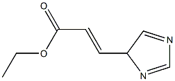 3-(4H-Imidazol-4-yl)propenoic acid ethyl ester Struktur