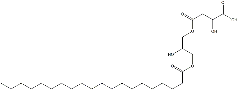 D-Malic acid hydrogen 4-(2-hydroxy-3-icosanoyloxypropyl) ester