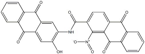 9,10-Dihydro-1-nitro-N-(3-hydroxy-2-anthraquinonyl)-9,10-dioxoanthracene-2-carboxamide|