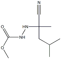 2-(1-Cyano-1,3-dimethylbutyl)hydrazine-1-carboxylic acid methyl ester