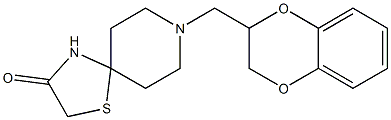 8-[(1,4-Benzodioxan-2-yl)methyl]-3-oxo-1-thia-4,8-diazaspiro[4.5]decane