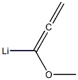 1-リチオ-1-メトキシプロパジエン 化学構造式