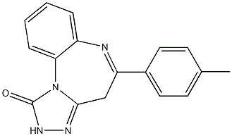 2,4-Dihydro-5-(4-methylphenyl)-1H-[1,2,4]triazolo[4,3-a][1,5]benzodiazepin-1-one