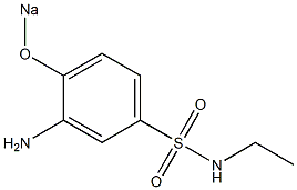 3-Amino-N-ethyl-4-sodiooxybenzenesulfonamide,,结构式