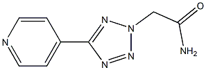 5-(4-Pyridyl)-2H-tetrazole-2-acetamide Structure