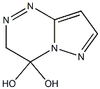 3,4-ジヒドロピラゾロ[5,1-c][1,2,4]トリアジン-4,4-ジオール 化学構造式